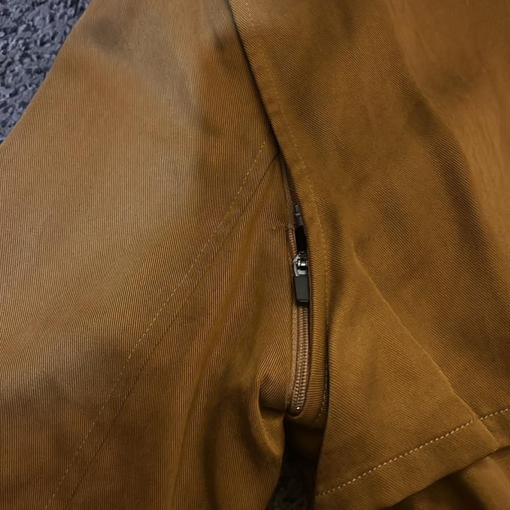 VETTA Camel Brown Trench Coat - Picture 15 of 16